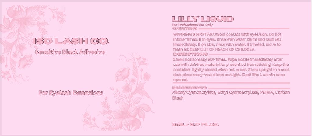 Lilly Liquid - Sensitive Black Adhesive (5ml)